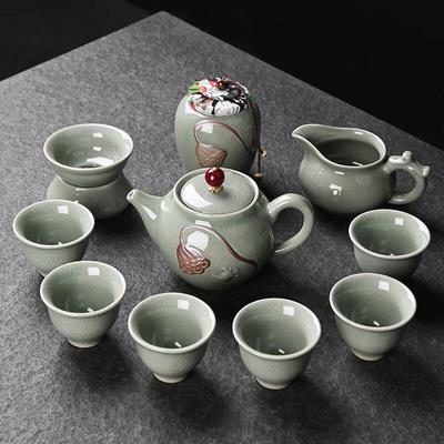 Китайский керамический чайный набор для кунг-фу