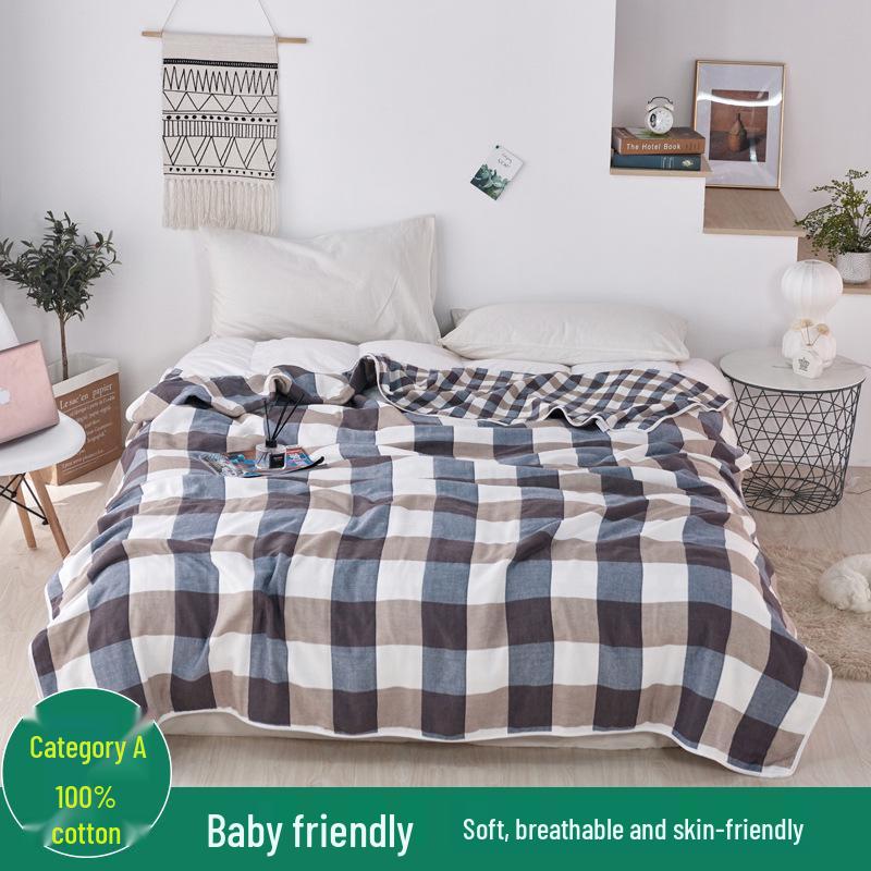 Six-Layer Cotton Gauze Baby Blanket: Swaddle, Bath Towel, or Summer Quilt Cover