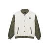 Куртка-бомбер с нашивкой-логотипом и воротником-стойкой Женские куртки Белый Зеленый VN000F8NKCZ