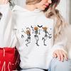Halloween Pumpkin Skull Print Pullover Hoodie Fleece Top Jacket Hoodie