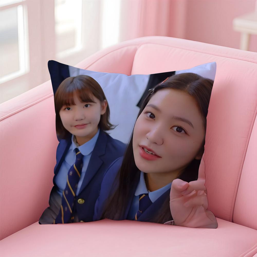 Classic Dramatic Korean TV BBitch X Rich Cushion Cover Pillow Case Soft Skin Friendly Fabric Concealed Zipper