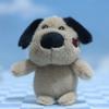 Cute Cartoon Dog Plush Toy Keychain Fluffy Bag Pendant Doll For Animal Lovers