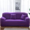 Elastic Solid Color 3 Seater Sofa Cover Dustproof Washable Stretch Couch Cover All-inclusive Extendable Sofa Protecter
