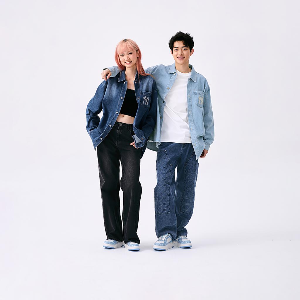 Новая футболка MLB New York Yankees Унисекс Синяя 3ADRB0351-50INS