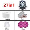 Chemical Mask 6800 Gas Mask Dustproof Respirator Paint Pesticide Spray Silicone Full Face Filters for Laboratory Weldin