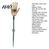 Solar Halloween Stake Lights Skeleton Hand Light, Spooky Ghost Hands Lamp with 20/30 LEDs, Decorative Light Powered for Outdoor Garden Yard