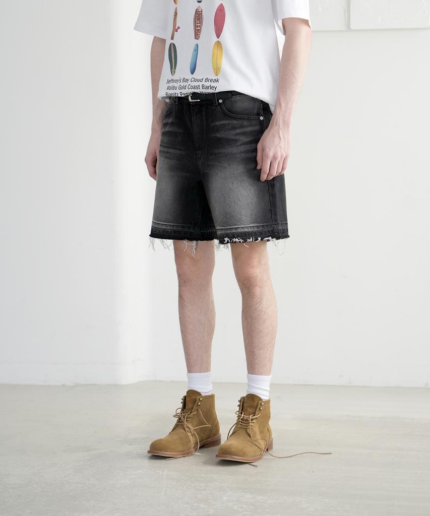 WAAR M263 Denim Shorts_Black