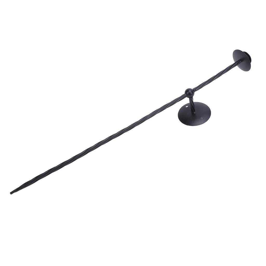 Настенный подсвечник в европейском стиле, металлический спиральный подсвечник для крыльца, спальни, столовой