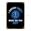 Paramedic Fire Brigade Emergency First Aid Gift Metal Sign Iron Poster Wall Cave Classic Club Tin Sign Poster