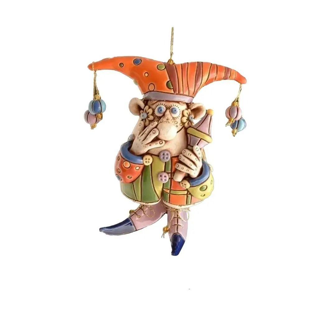 Красочные украшения с колокольчиками-шутами, модель клоуна, украшение с колокольчиками-клоунами, подвеска на дереве, клоун, колокольчик ветра