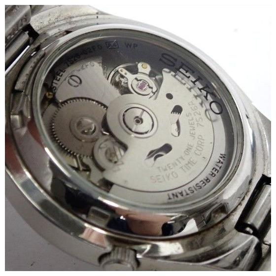 Б/у мужские автоматические часы Seiko 57S26-02F0 Серебристые AG02409