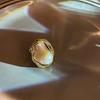 Elegant Women Irregular Faux Pearl Open Ring Exquisite Alloy Jewelry Fashion Finger Ring Banquet Party Accessories Jewelry Gift
