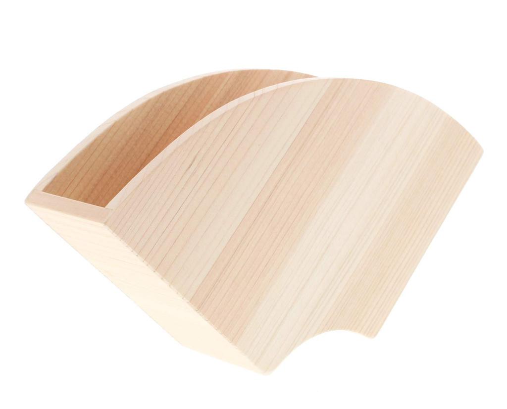 TOSARYU SHIMANTO HINOKI MK-1004 Магнитный держатель для кофейных фильтров Древесина японского кипариса Кухонная полка для хранения 16,7 x 8,8 x 4 см