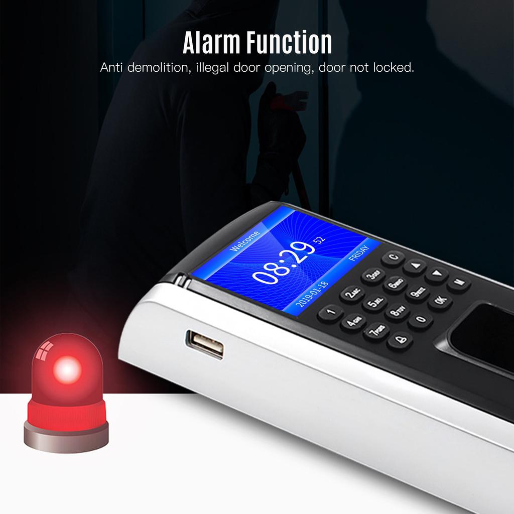 Контроль доступа по отпечаткам пальцев. Машина учета рабочего времени. Биометрические часы. Регистрация сотрудников.