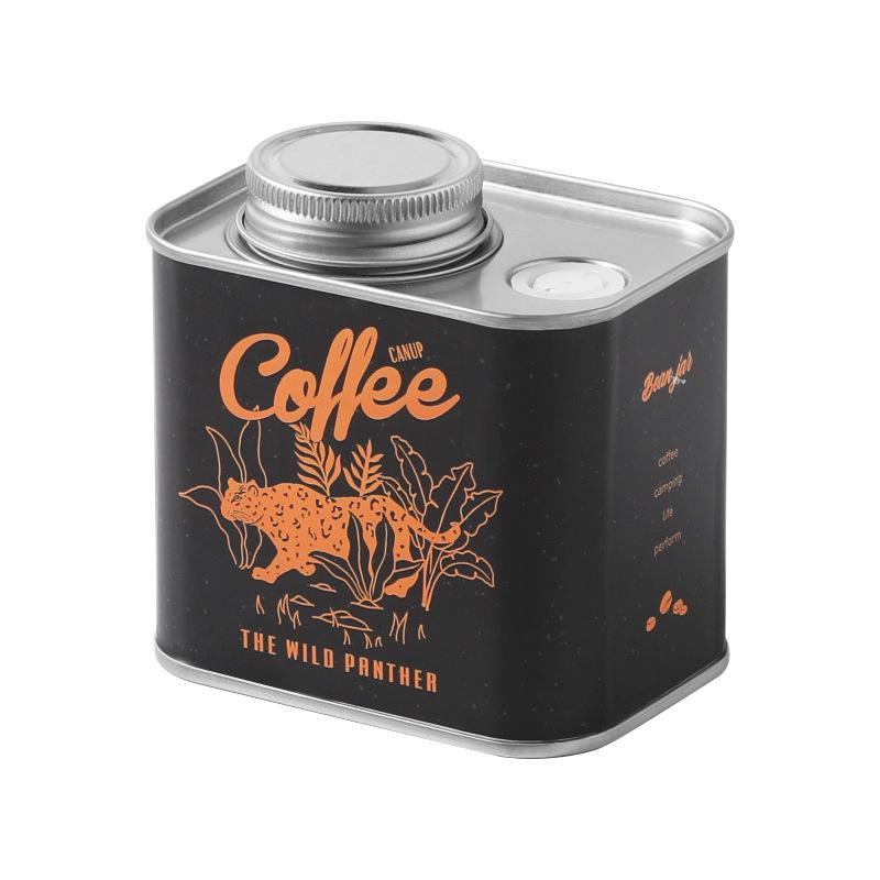 Coffee Bean Sealed Jar, Outdoor Camping, Tin Box Packaging, Storage, Freshness Preservation, Iron Can