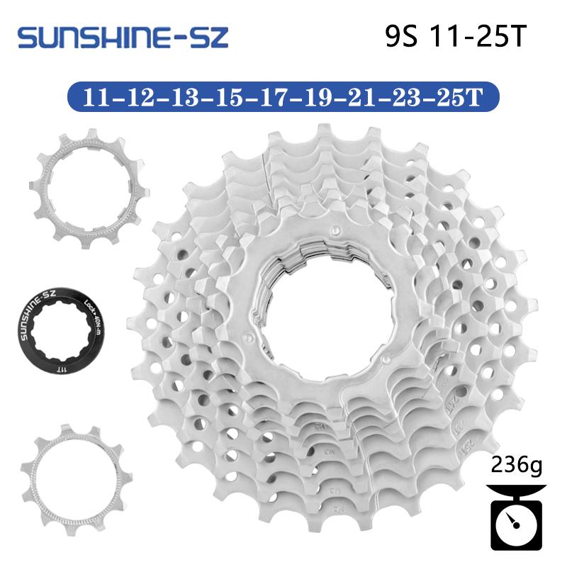 SUNSHINE шоссейный велосипед кассета 12 В 11 В 10 В 9 В 8 В звездочка 12 11 10 9 8 скоростей велосипедная трещотка свободного хода HG взаимосвязь