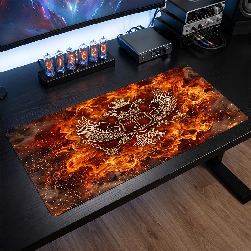 X2515==Serbia Crest Mouse Pad, Extended Non Slip Rubber Desk Mat for Gaming Office Laptop Fan Gift