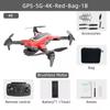 HJ38 Pro GPS Drone Professional 4K HD Camera Aerial Photography Aircraft WiFi Foldable Smart Positioning RC Quadcopter Children's Gif
