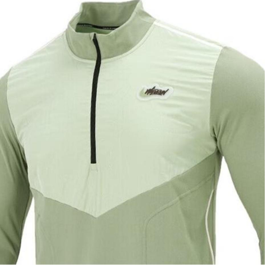 Nike Sweatshirts Men's Green Stand Collar Moderate Other DD6765-386
