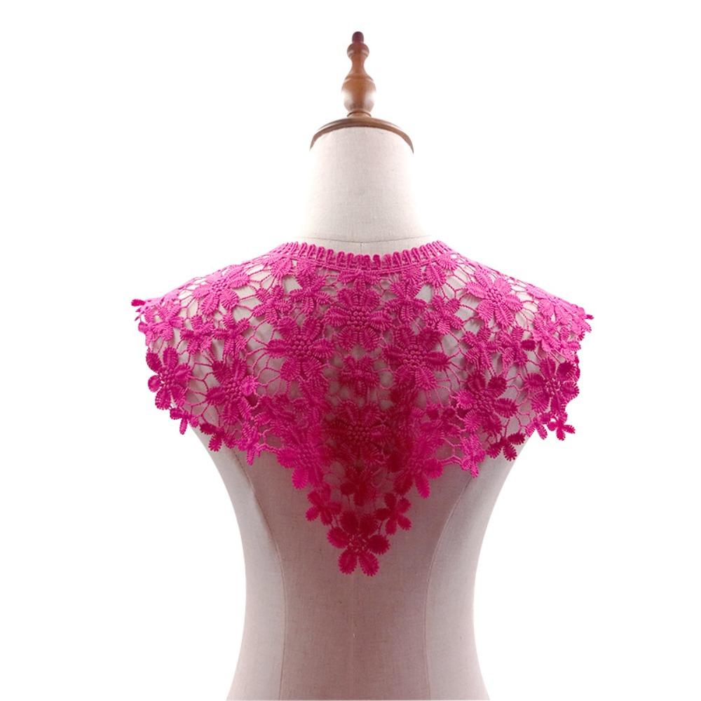 Кружевная ткань Кружевной вырез Элегантный фальшивый вырез Воротник Креативный вырез с прорезями Фотография