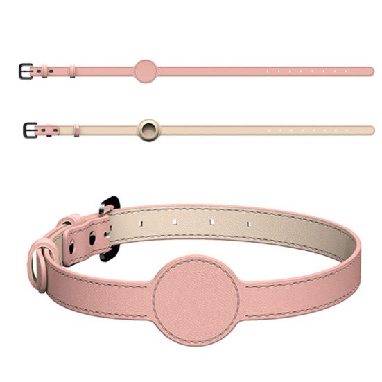 Ошейник для кошек из искусственной кожи с GPS-навигацией, однотонный ошейник для домашних животных, регулируемая длина, простая установка, водонепроницаемый ошейник для домашних животных