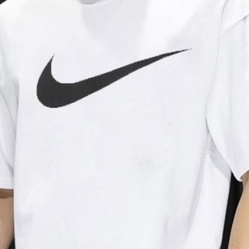 Nike Футболка с коротким рукавом и круглым вырезом с логотипом, мужские топы, белые BV0628-100