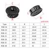 10pcs/set Plastic Cable Hole Cover Furniture Dust Plug Buckle Office Computer Table Grommet Wire Passing Line Outlet Rings