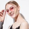 Женские модные ретро-солнцезащитные очки в форме сердца UV400 для спорта на открытом воздухе и путешествий