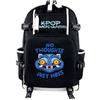 Kpop Demon Hunters Print Unisex Large Backpack Student School Waterproof Bag