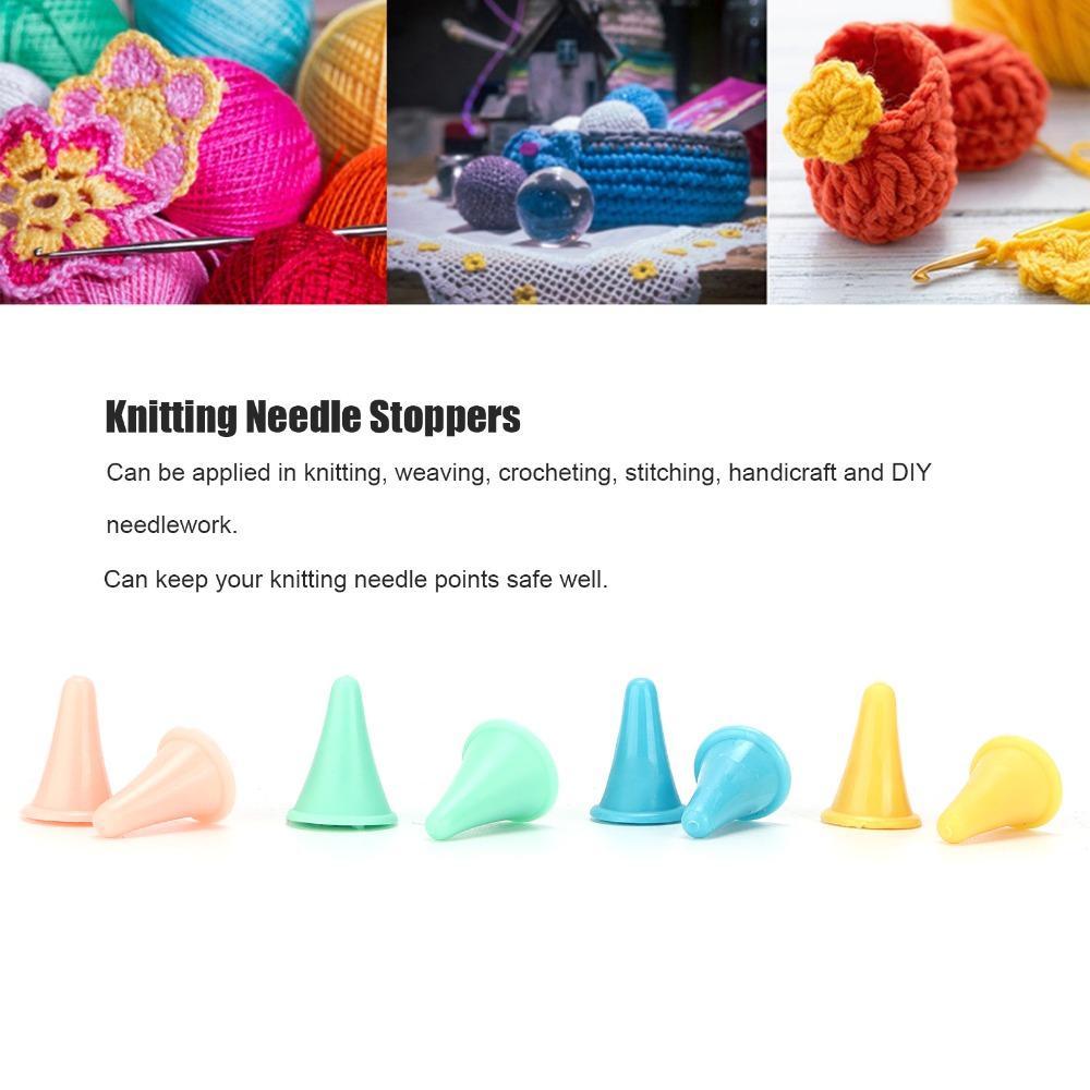 100Pcs Colorful Needle Point Protectors Coarse Needles Needle Tip Covers For Stitching