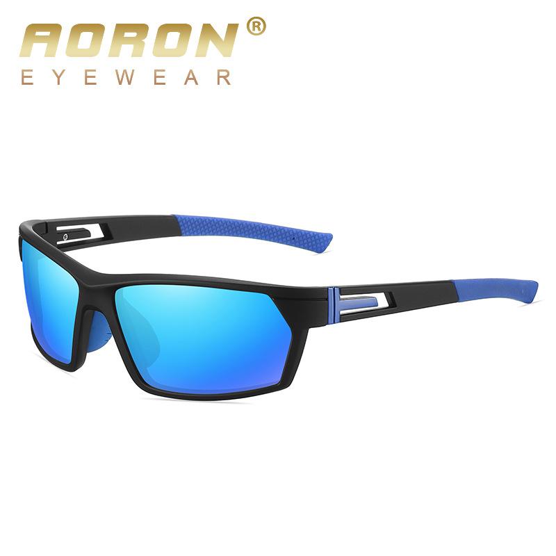AORON модные мужские поляризационные солнцезащитные очки для улицы классический дизайн велосипедные очки антибликовые UV400 очки