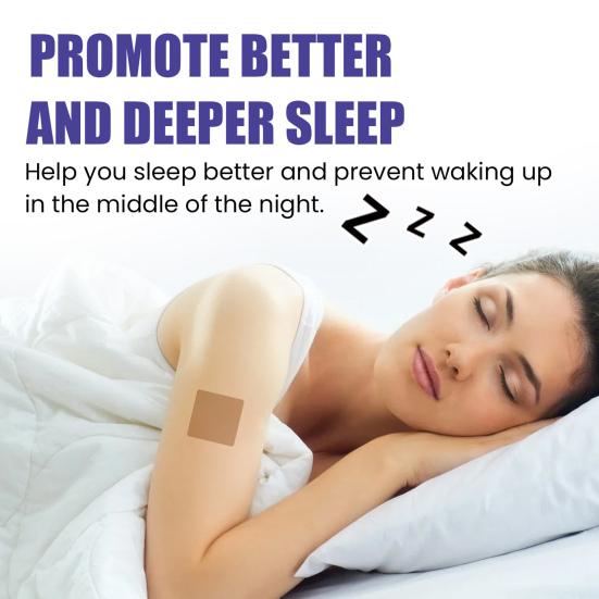 96Pcs Deep Sleep Patches Natural Plants Fast Acting Sleep Aid Patches Portable Travel Men Women