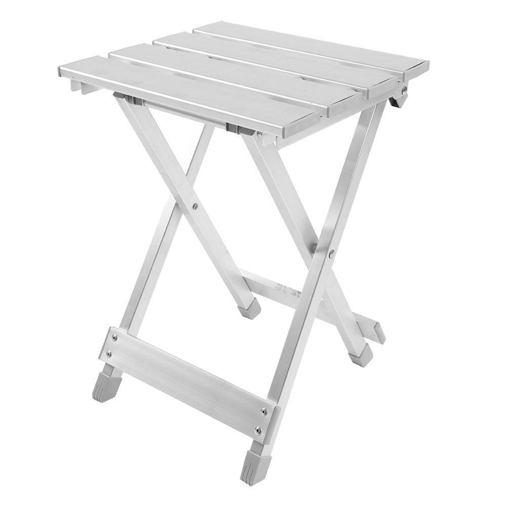Portable Stainless Steel Fishing Folding Chair, Easy Folding with Rivets Fixed Design and Anti Skid Legs, for Outdoor Camping and Fishing