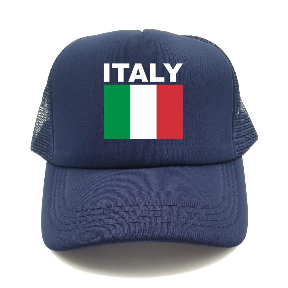 Italia Italy Italian Flag Trucker Cap Summer Unisex Cool Dad Hat Baseball Caps Unisex Outdoor Mesh Net Caps