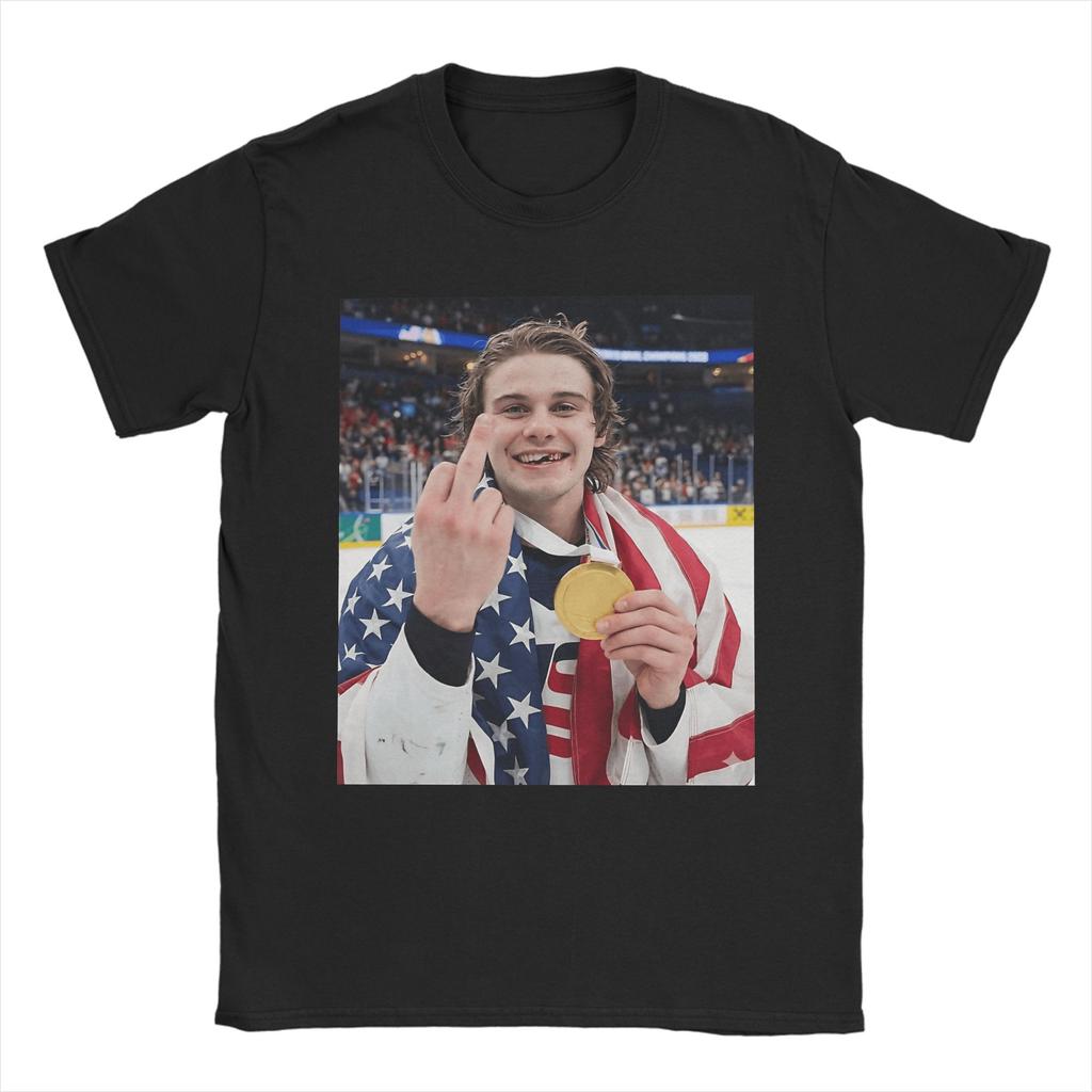 Hockey Hughes 86 USA T Shirt Summer Aesthetic T Shirts Cotton Novelty Tee Shirt For Unisexs ShortSleeved Pattern Tops