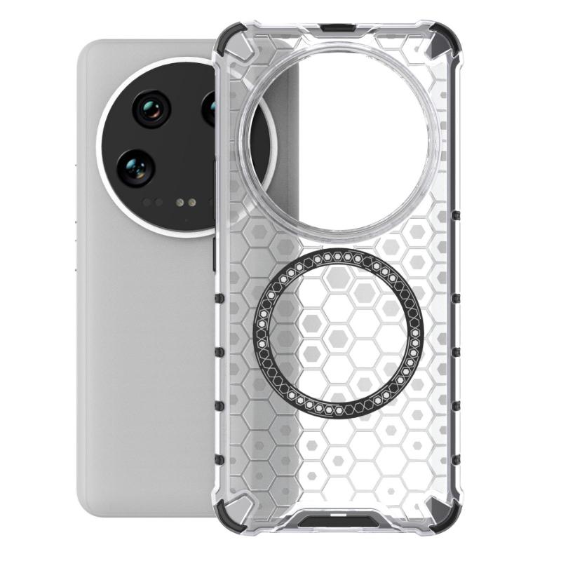 Для Xiaomi 14 Ultra 5g Магнитное кольцо задняя крышка телефона чехол Magsafe кольцо беспроводная зарядка объектив защита противоударные чехлы