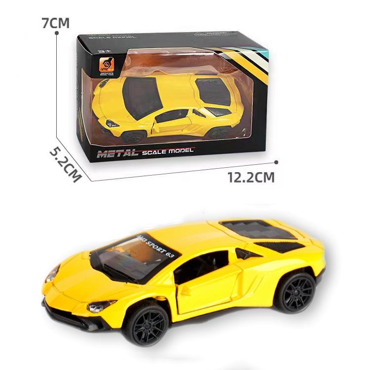 Игрушечная модель спортивного автомобиля из сплава для детей - Металлическое имитационное украшение