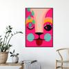 Мока цветы постер Treechild мультфильм холст картина лошадь радуга милые девушки лицо настенные художественные картины детская спальня декор