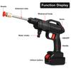 Cordless High Pressure Car Washer Spray Rechargeable Car Wash Gun 1500W Electric Water Gun Machine For Makita Battery