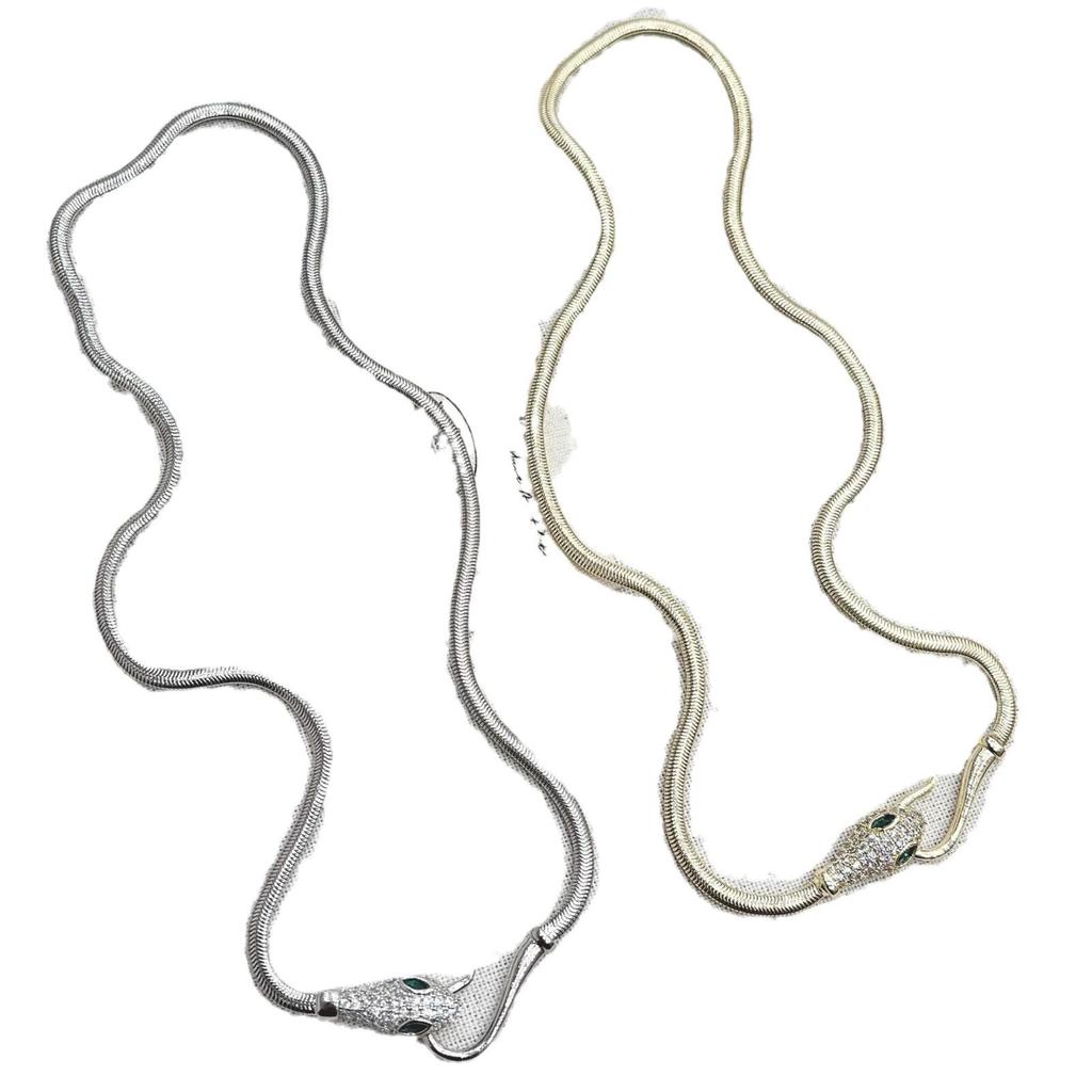 Unisex Dark Snake Necklace: Personalized, Cold Style, Niche Design - Perfect for Hot Girls and Boys