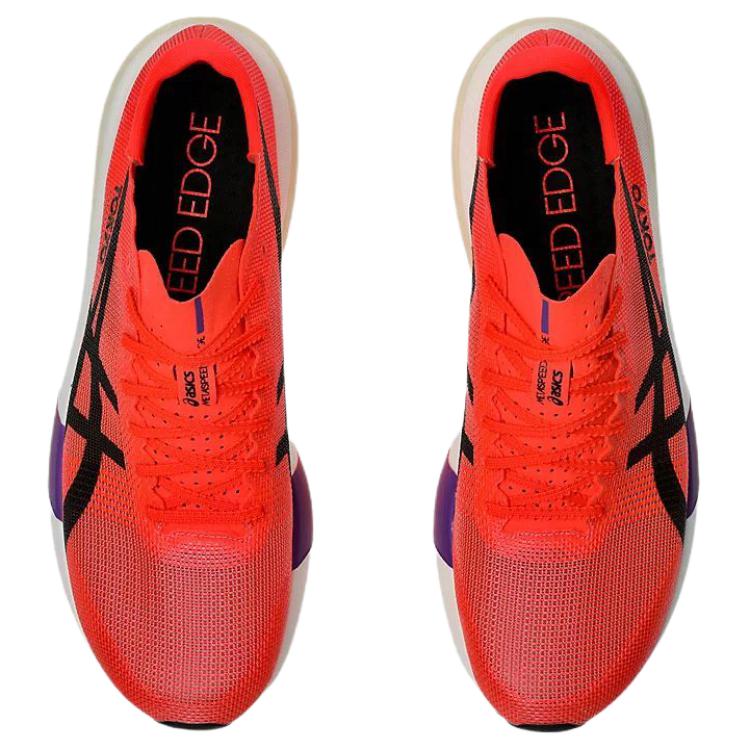 Asics Metaspeed Edge Abrasion Resistant Low Top Casual Running Shoes Unisex Red Black Sneakers 1013A163-600