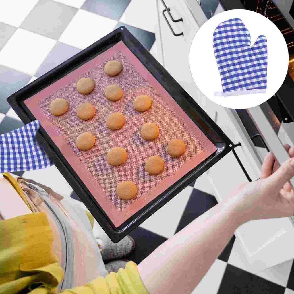 Перчатки для микроволновки для малышей, кухонные рукавицы для девочек, детские детские духовки из полиэстера