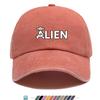 pc Alien Alien Creature Letter Print Baseball Cap Trucker Hat Comfortable Breathable Fashionable Beautiful Cartoon Game Blac