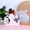High Temperature Resistant Food Grade Silicone Easter Rabbit Mold for Handmade Craft Projects and Holiday Ornaments