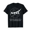 Официально лицензированная футболка с контурным логотипом фрикаделек NASA, унисекс, с принтом