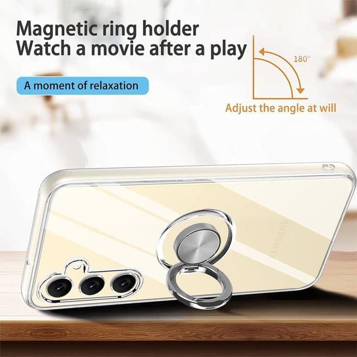 Coque de protection - BOOLING - pour Samsung Galaxy S24 - Silicone Souple - Antichoc - Transparent