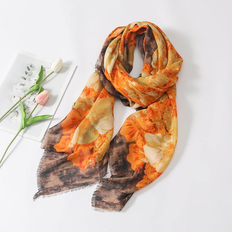 Fashion Oversized Fringe Square Viscose Shawl Scarf Lady High Quality Wrap Pashmina Sjaal Bufandas Muslim Hijab 135*135Cm