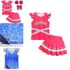 Creepy Zombies 3 Cheerleader Cosplay Costume For Girls Perfect Gift For Halloween