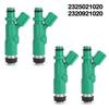 4PCS Fuel Injectors For Prius 2001-2009 Echo Scion xA xB 23250-21020 Car- Styling Accessories Parts