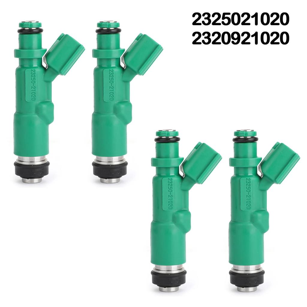 4PCS Fuel Injectors For Prius 2001-2009 Echo Scion xA xB 23250-21020 Car- Styling Accessories Parts